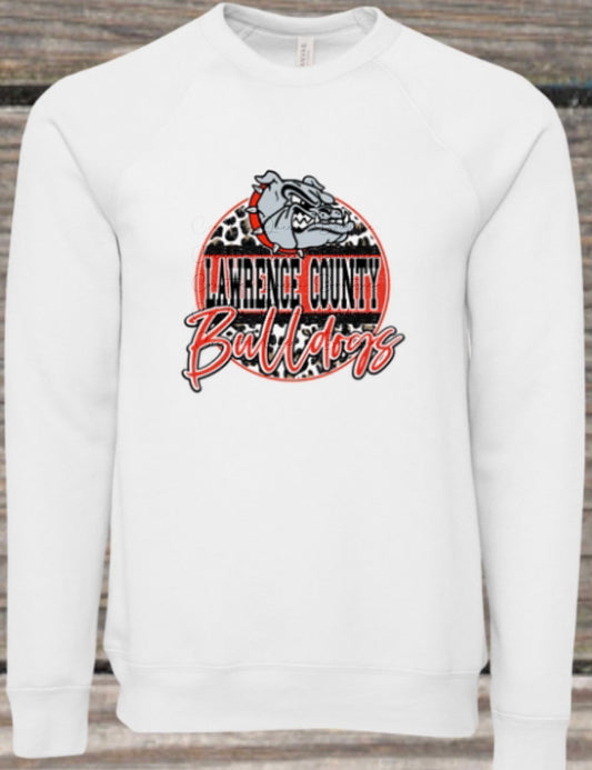 Lawrence County Bulldogs Sponge Fleece Crewneck