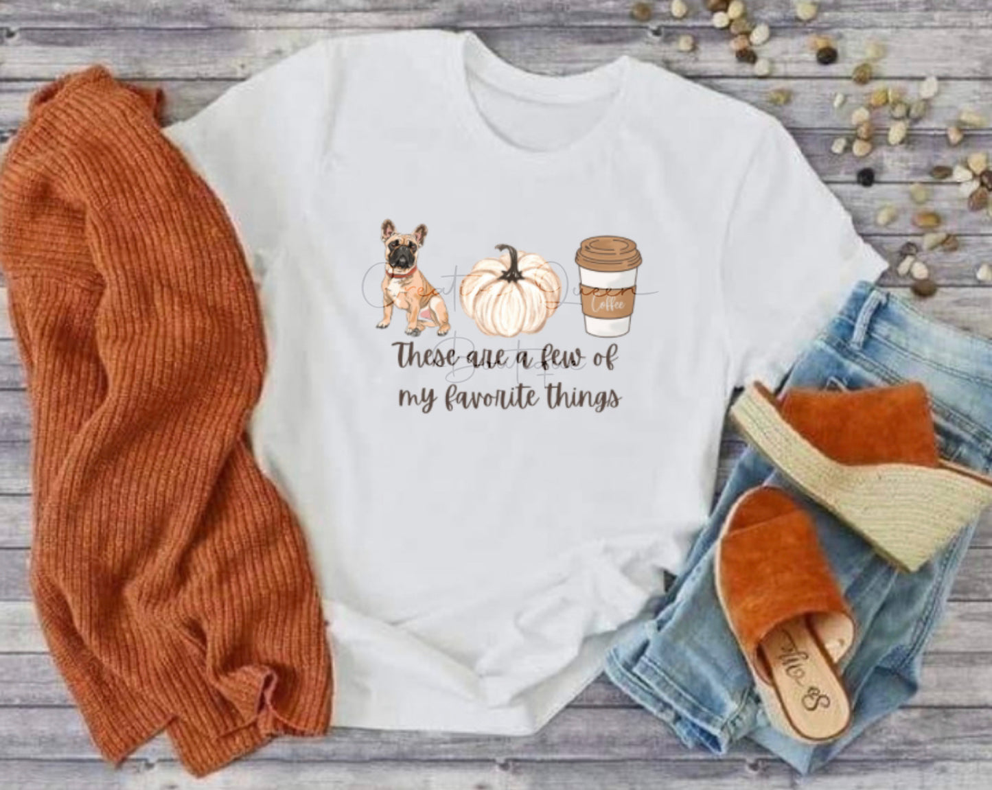 Fall Frenchie Tee