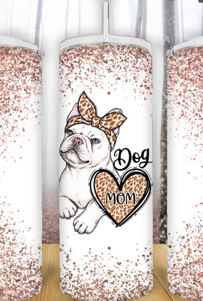 20oz Dog Mom Frenchie Tumbler