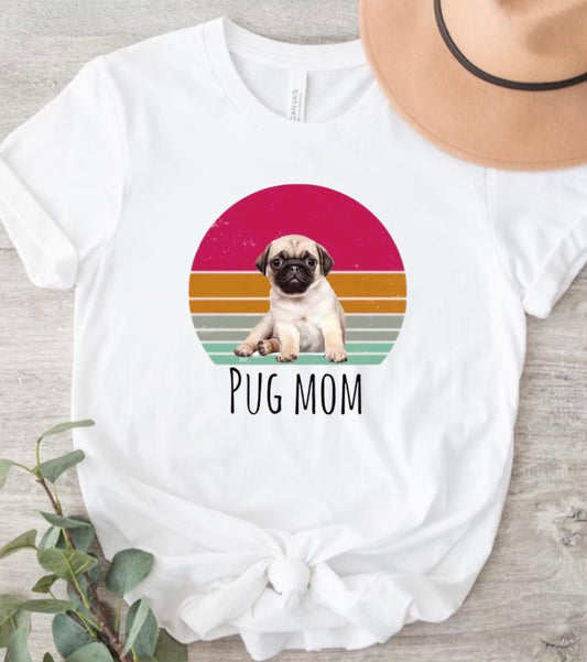 Pug Mom Tee