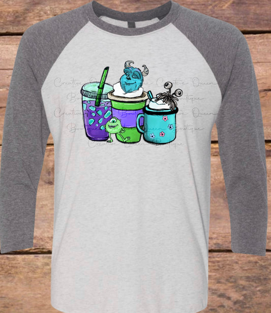 Monsters Inc Raglan Tee