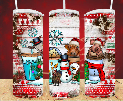 Holiday Farm Tumbler