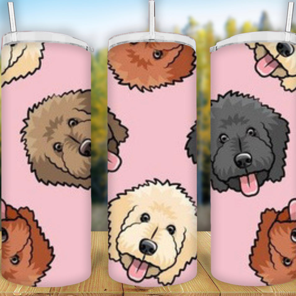 20oz Goldendoodle Tumbler