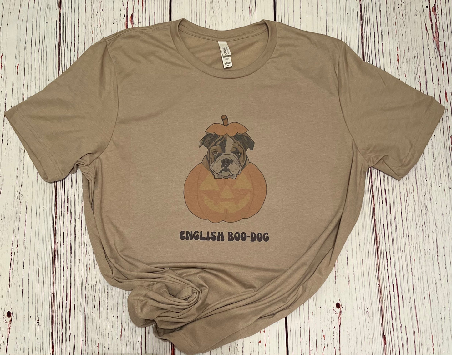 English Boo Dog Tee