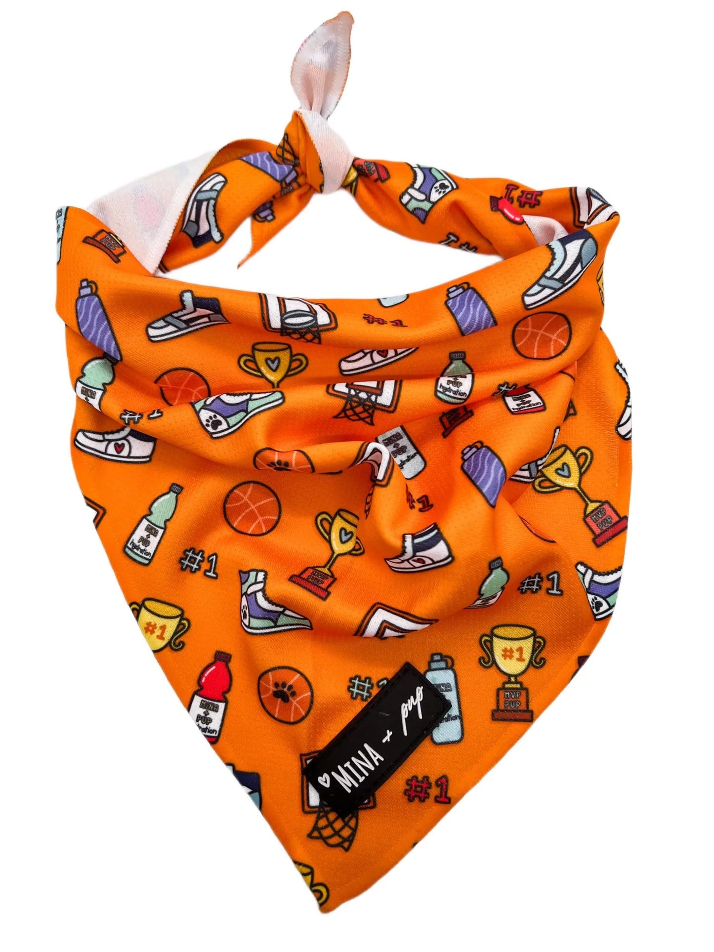 Basketball COOLING TIE ON BANDANA