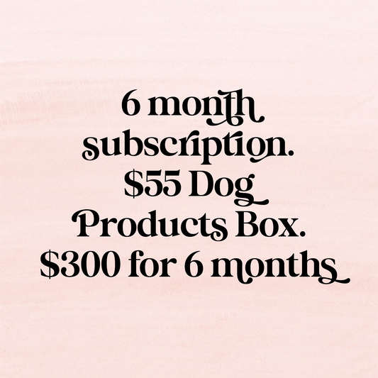 Dog Product Subscription Box 6