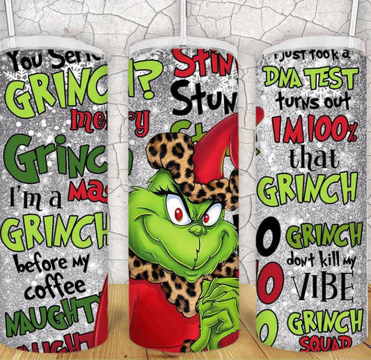 20oz Grinch Tumbler