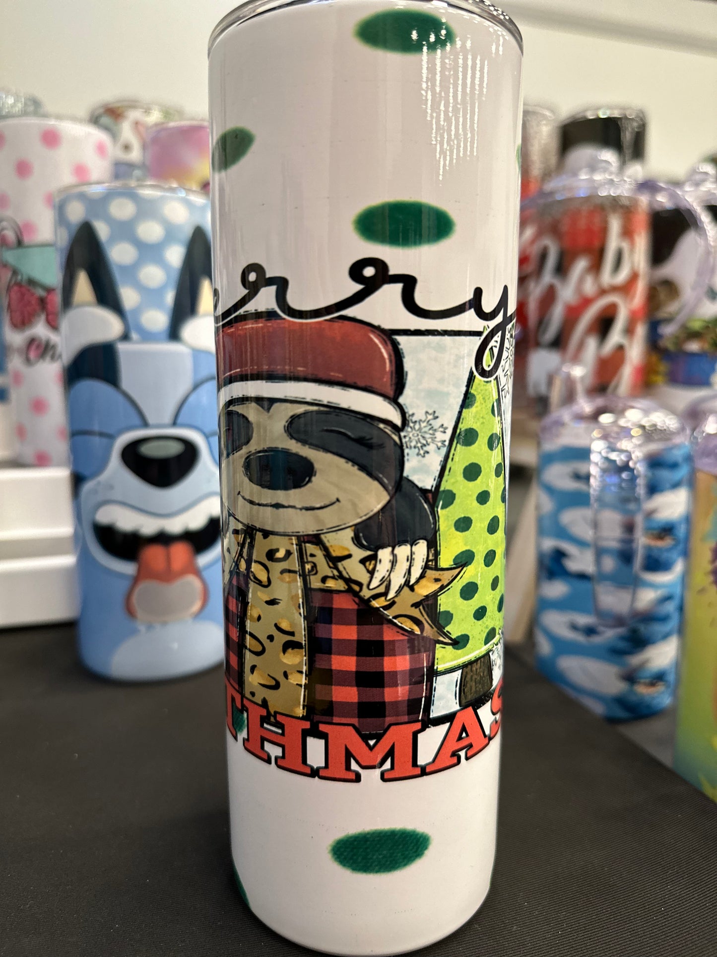 20oz Merry Slothmas Tumbler