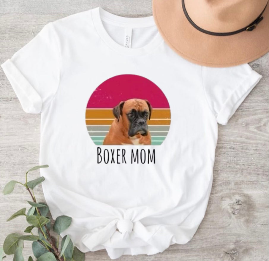 Boxer Mom Tee