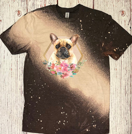 Frenchie Bleached Tee