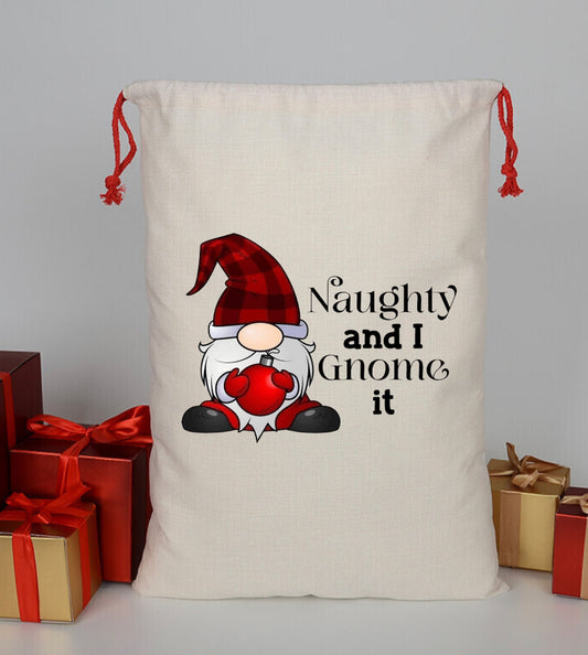 Gnome Santa Bag