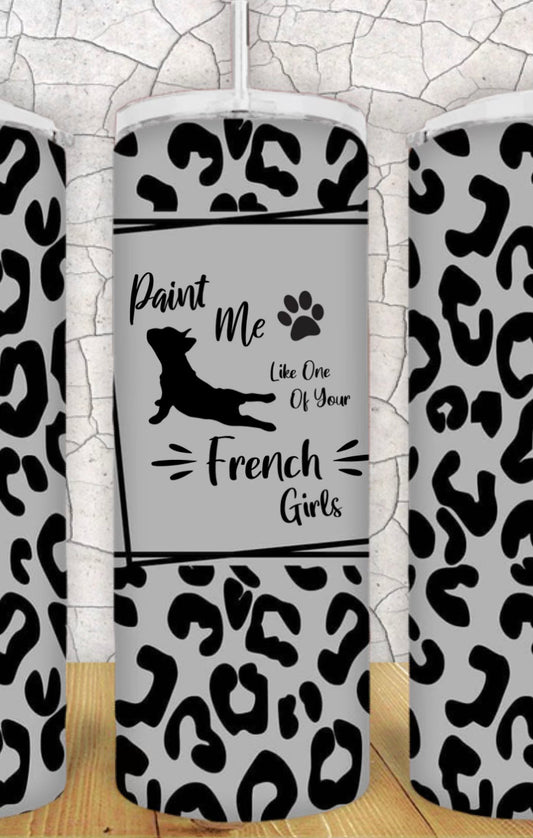 20oz French Girls Frenchie Tumbler