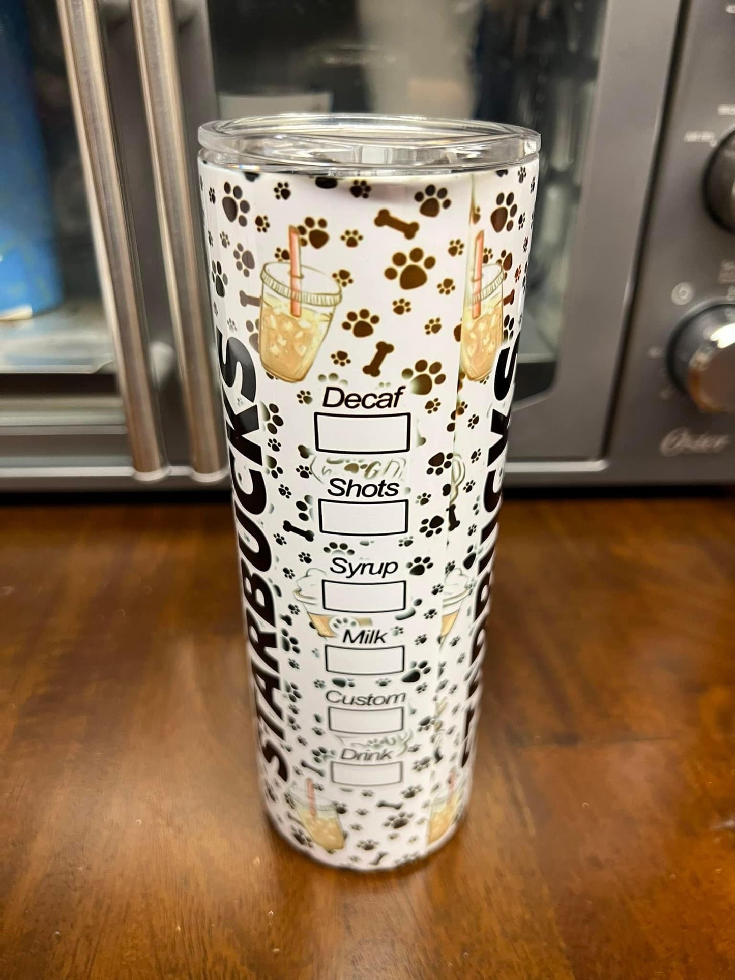 20oz Starbucks Dog Mom Tumbler