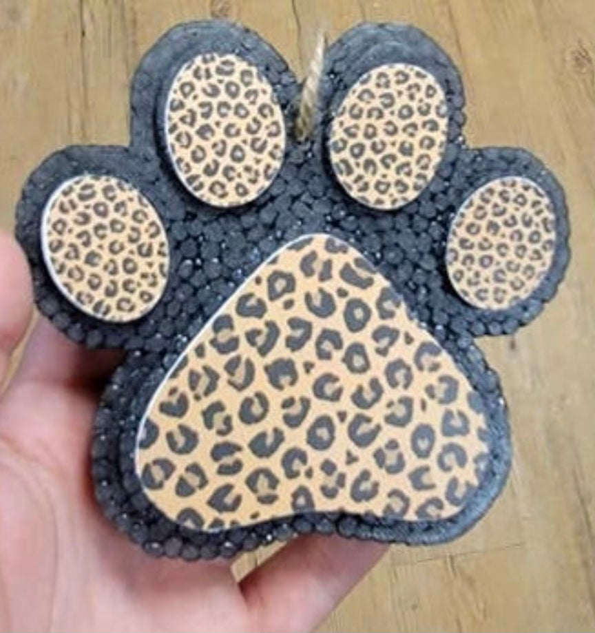 Cheetah Paw Print Freshie