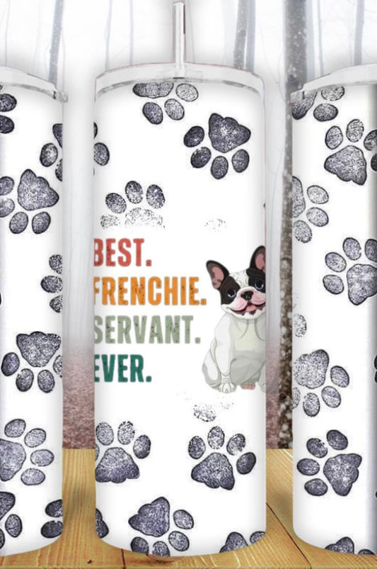 20oz Frenchie Servant Tumbler