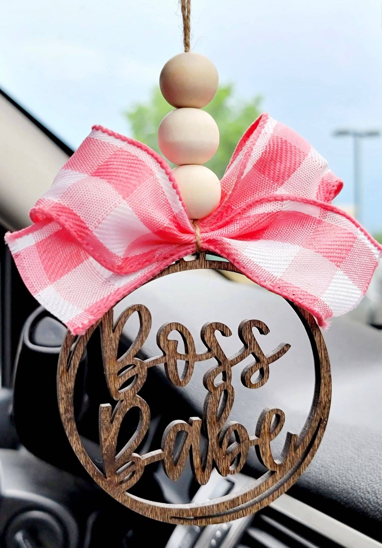 Boss Babe Car Charm