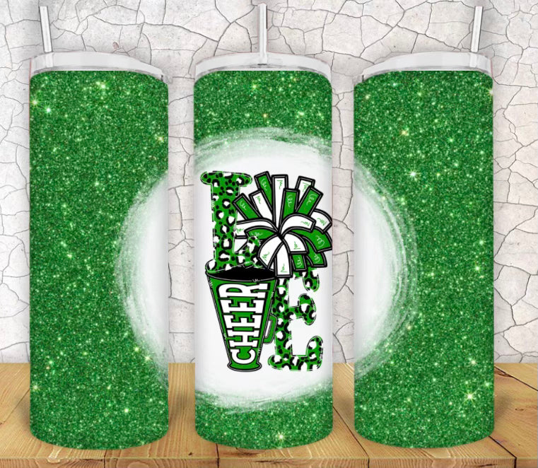 20oz Cheer Tumbler CHOOSE YOUR COLOR