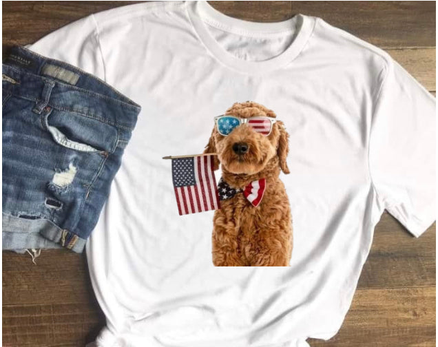 Patriotic Dog Tees (4 OPTIONS)