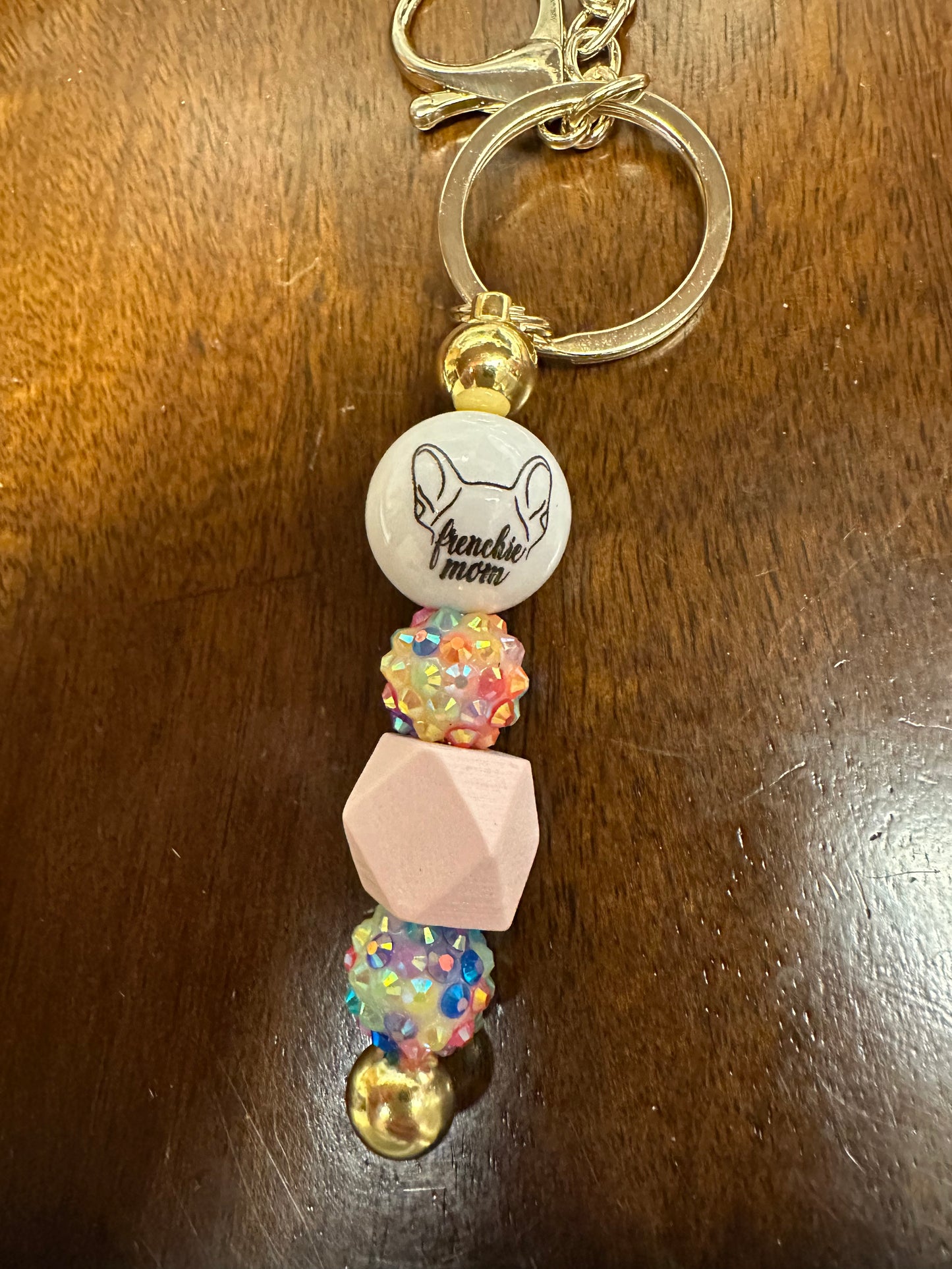 Frenchie Mom Keychain