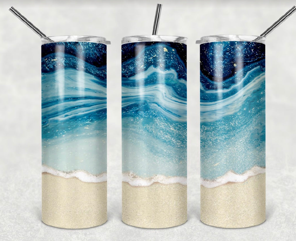 20oz Beach Tumblers CHOOSE YOUR OPTION