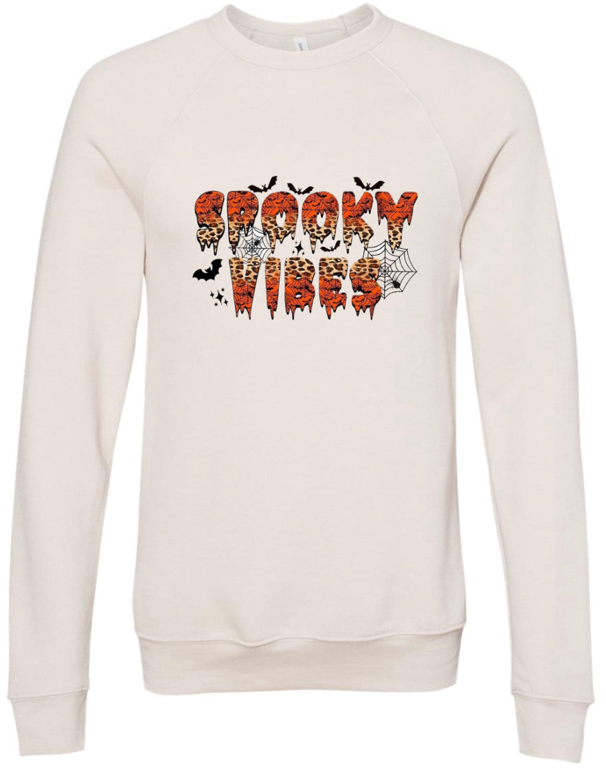 Spooky Vibes Sponge Fleece Crewneck