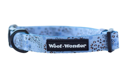 Periwinkle Leopard Comfort Collar