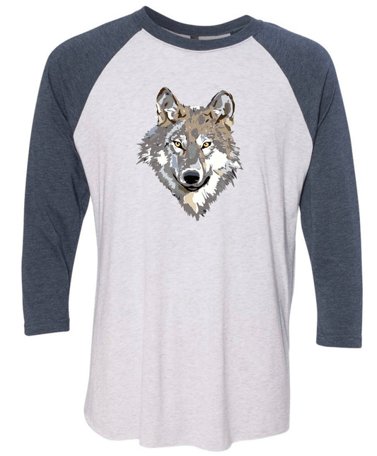 Wolf Raglan Tee