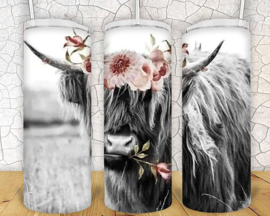 20oz Highland Cow Tumbler