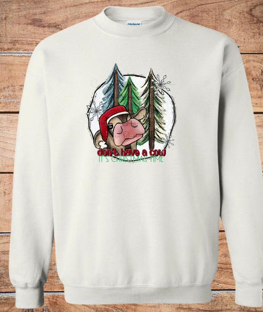 Cow Christmas Crewneck