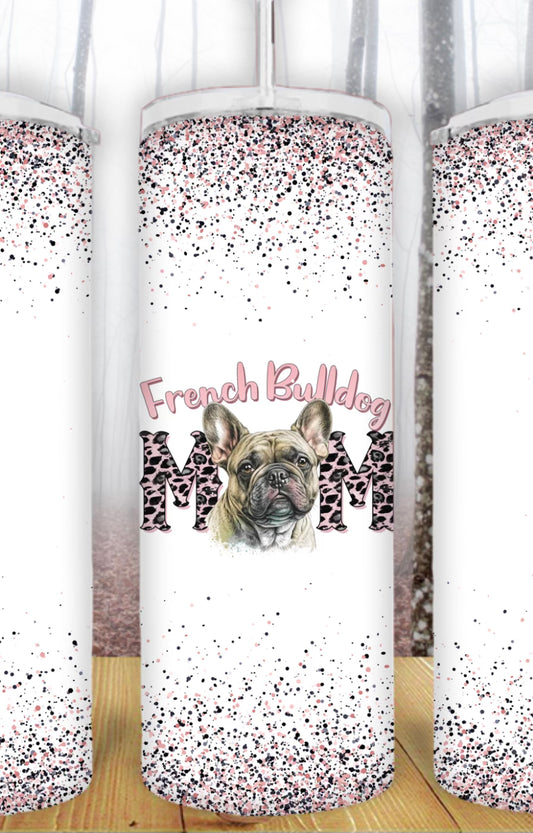 20oz French Bulldog Mom Tumbler