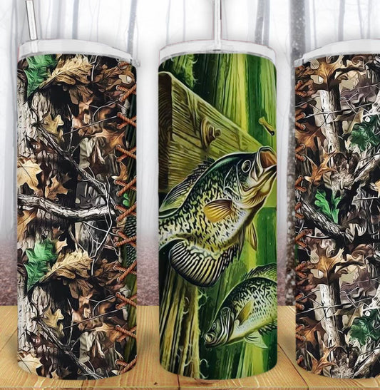 20oz Camo/Fish Tumbler