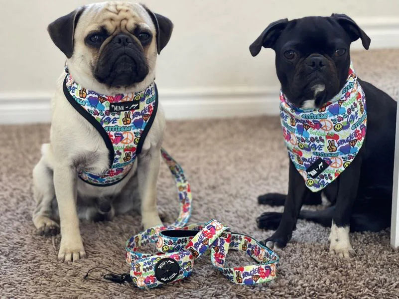 Graffiti Tie On Bandana