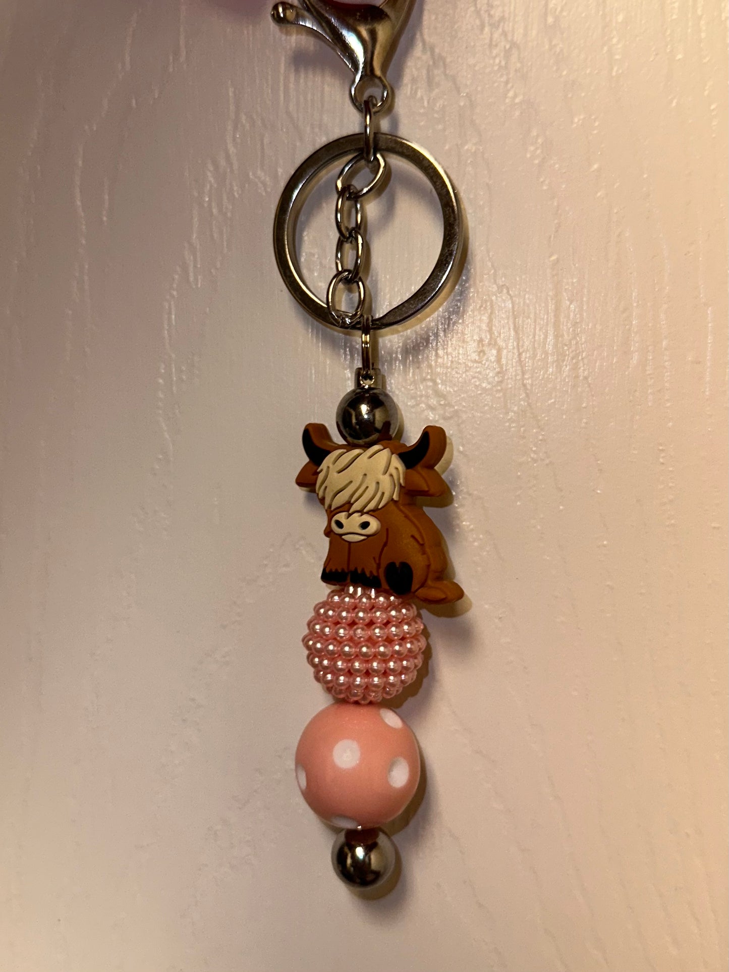 Highland Cow Keychain