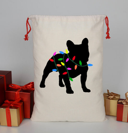 Frenchie Santa Bag