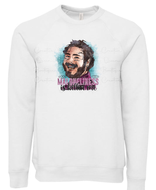 Malone Valentine Sponge Fleece Crewneck