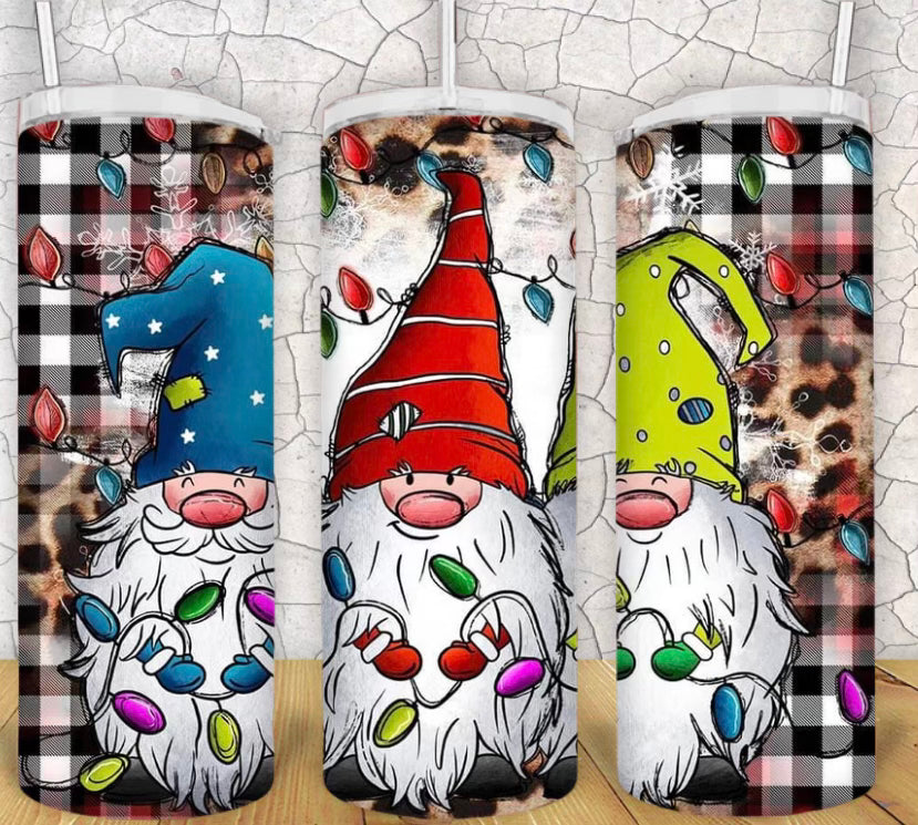 20oz Holiday Gnome Tumbler