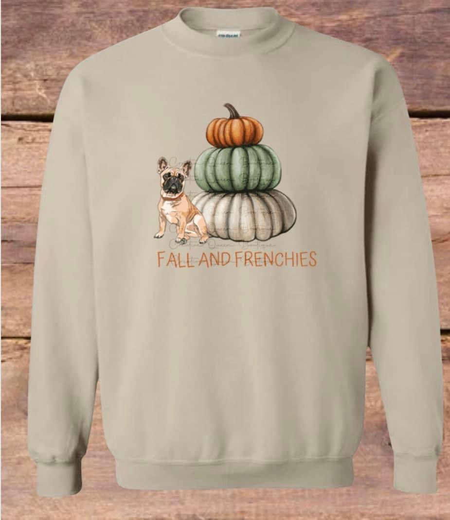 Fall and Frenchies Crewneck