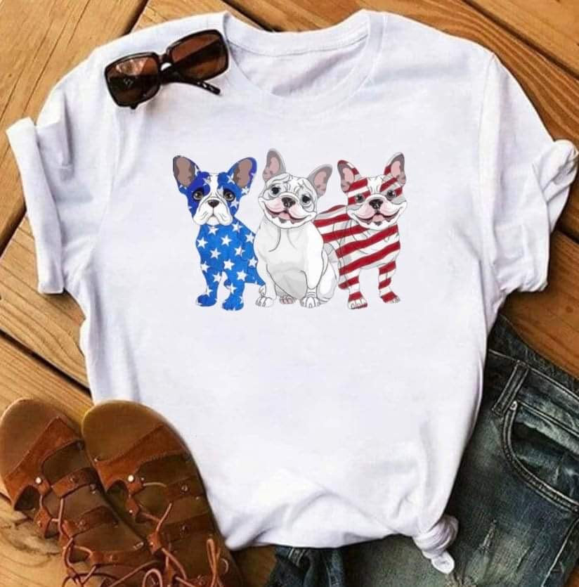 Patriotic Frenchie Tee