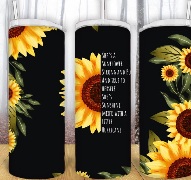 20oz Sunflower Tumbler