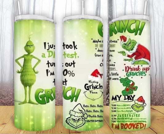 20oz Grinch Tumbler