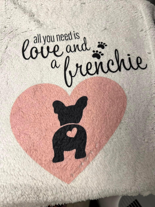 Love Frenchie Blanket