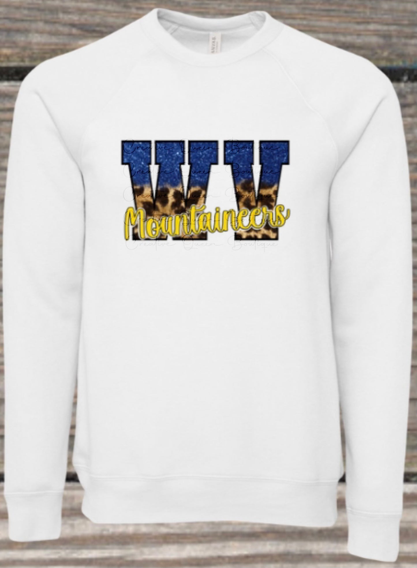 West Virginia Mountaineers Sponge Fleece Crewneck