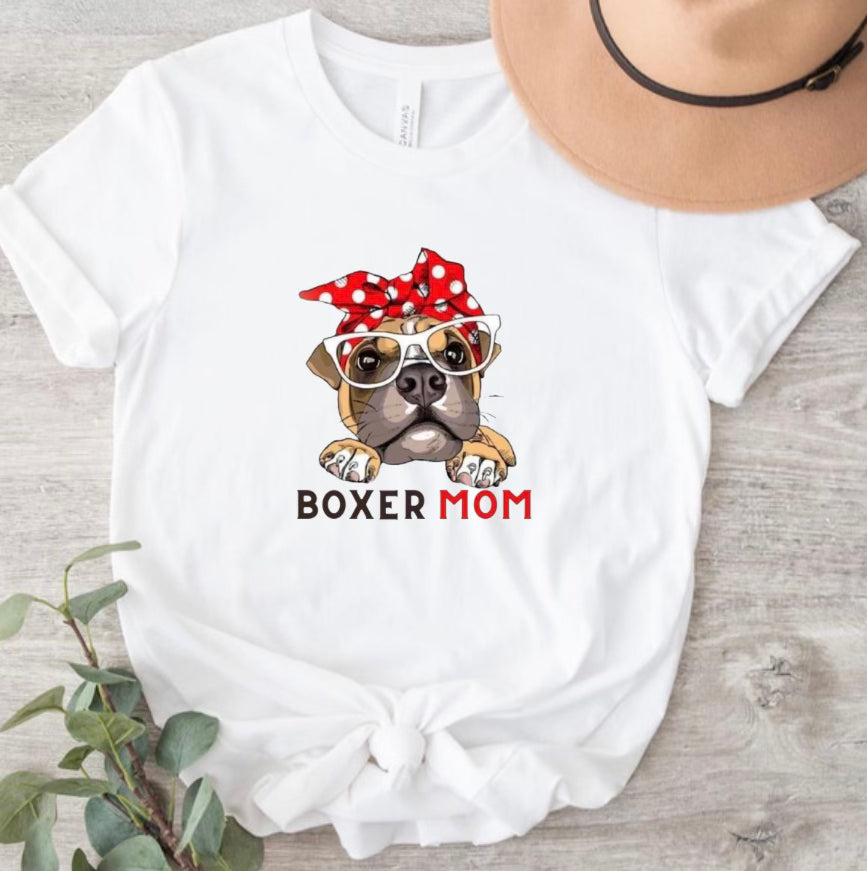 Boxer Mom Tee