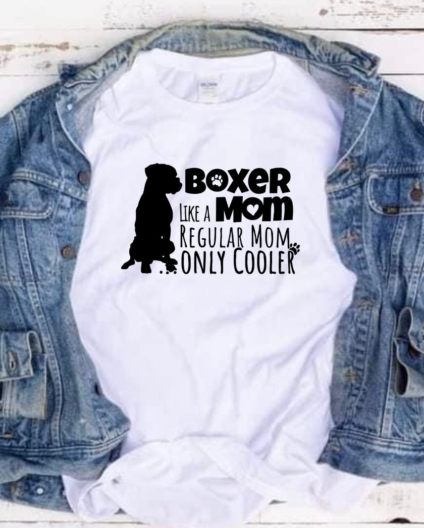 Cool Boxer Mom Tee