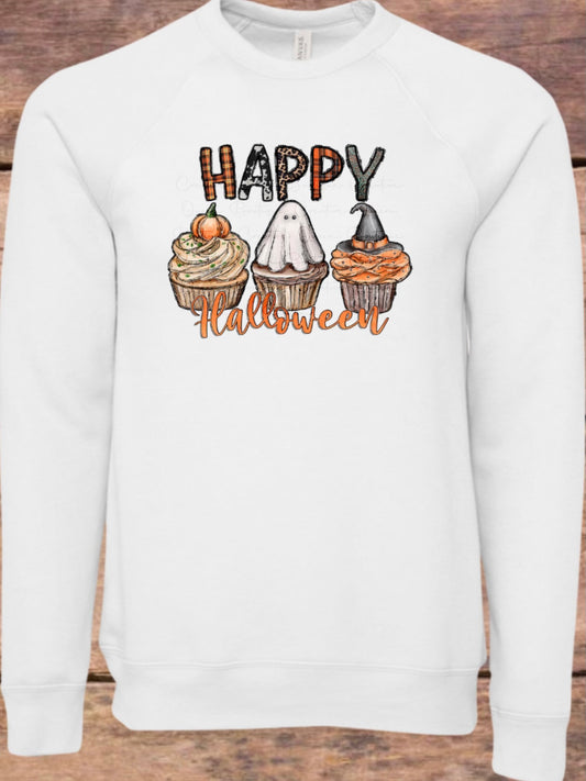 Halloween Sponge Fleece Crewneck