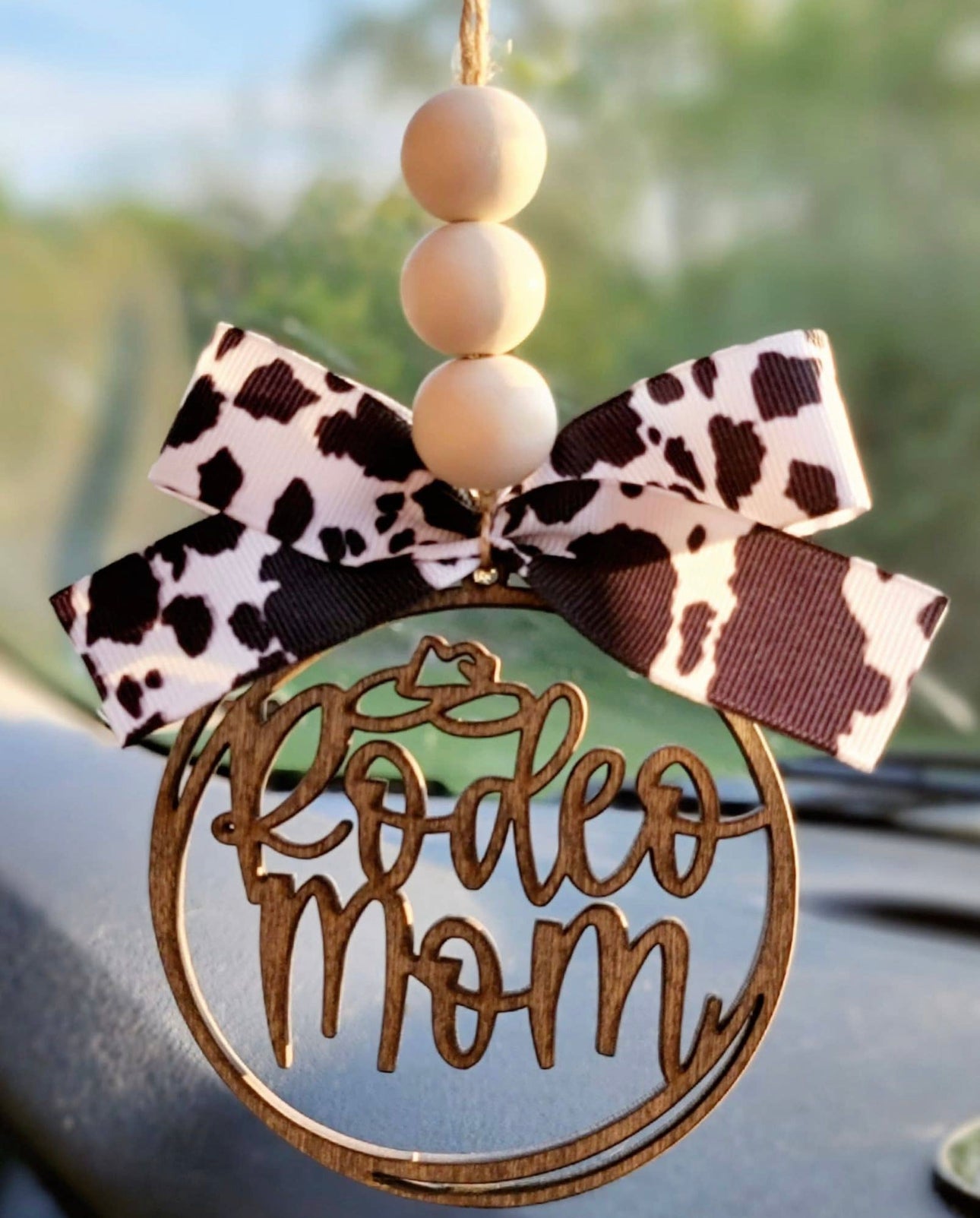 Rodeo Mom Car Charm