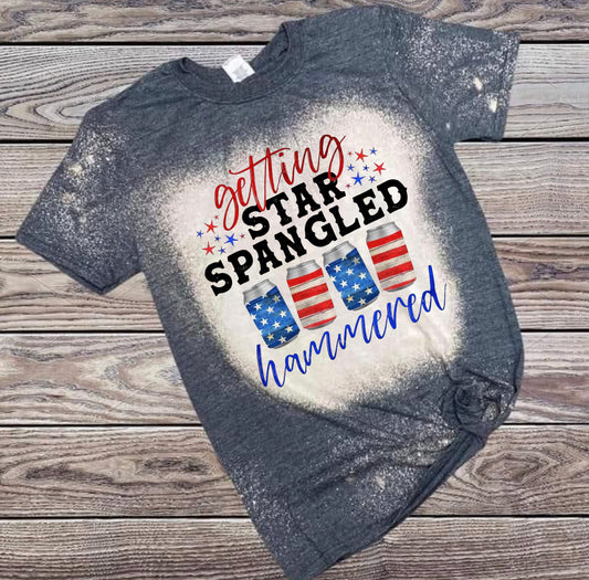 Getting Star Spangled Hammered Tee