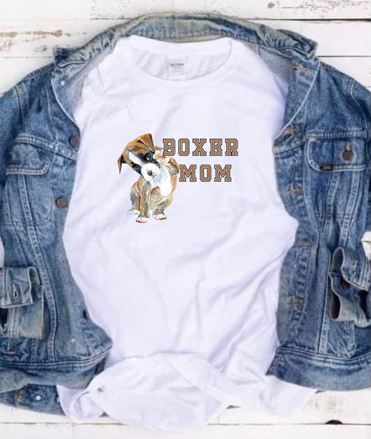 Boxer Mom Tee