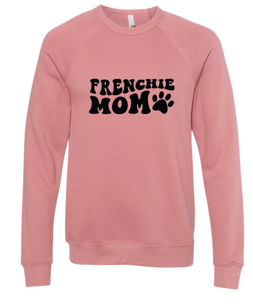 Frenchie Mom Sponge Fleece Crewneck