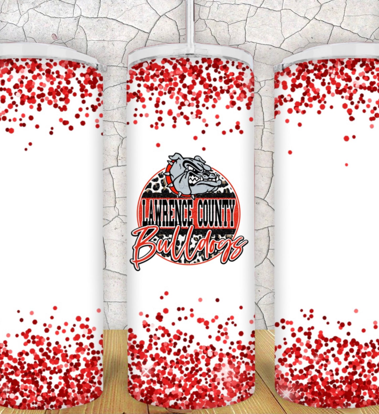 20oz Lawrence County Bulldogs Tumbler